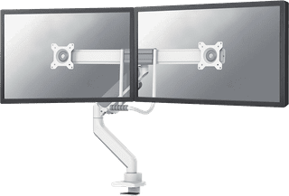 Neomounts NEXT Core DS75-450WH2 Crossbar Monitor Arm Gas Spring - White