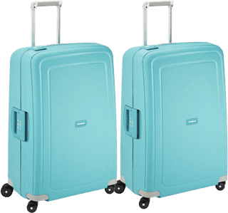 Samsonite S'Cure Spinner 75cm Duo Pack Aqua Blue