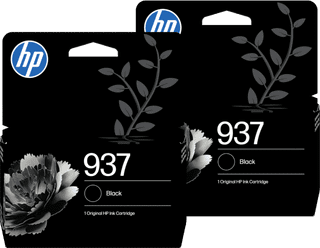 HP 937 Cartridge Black Duo Pack