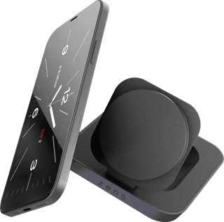 Zens Draadloze Oplader 15W met MagSafe Magneet en Standaard