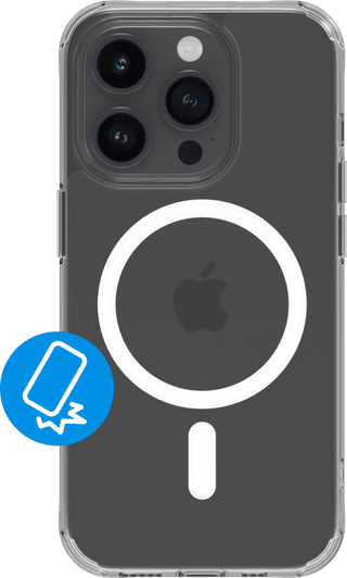 BlueBuilt Protective Back Cover met MagSafe iPhone 15 Pro Transparant