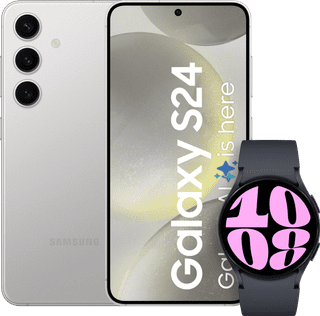 Samsung Galaxy S24 256GB Grijs + Galaxy Watch 6 Zwart 40mm