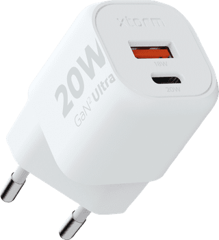 Xtorm Chargeur Rapide avec 2 Ports USB 20 W Blanc