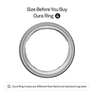 Oura Ring 4 Size 13 Matte Silver