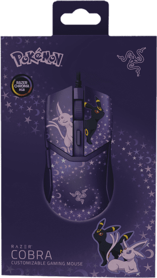 Razer Cobra Wired Gaming Mouse - Pokémon Espeon/Umbreon Edition
