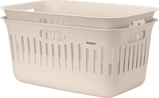 Brabantia Collect-It Wasmand 40 liter - Set van 2 - Beige