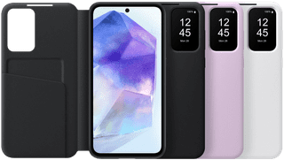 Samsung Galaxy A55 Smart View Book Case Zwart