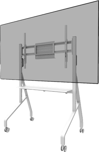 Neomounts MOVE Go FL50-525WH1 Moveable Floor Mount White