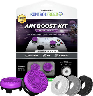 KontrolFreek Frenzy AimBoost Thumb Sticks + Precision Rings Purple/Black Xbox