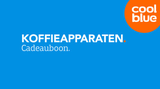 Koffieapparaat cadeaubon van 125 euro