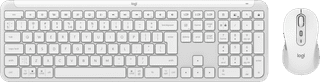 Logitech MK950 Signature Slim Draadloze Toetsenbord en Muis Combo Qwerty Wit
