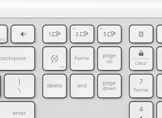 Logitech Signature Slim K950 Draadloos Toetsenbord Qwerty Wit