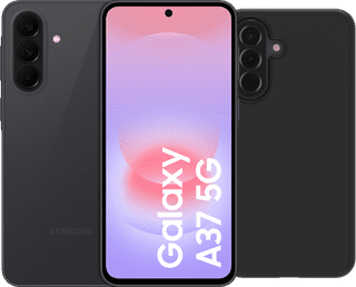 Samsung Galaxy A37 256GB Zwart 5G + BlueBuilt Back Cover Zwart