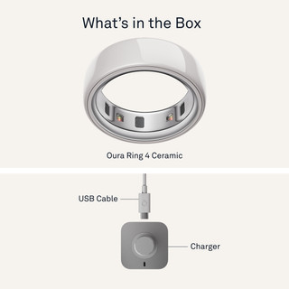 Oura Ring 4 Ceramic Maat 4 Cloud