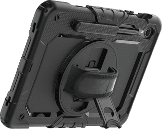 Just in Case Samsung Galaxy Tab S9/S9 FE/S10 FE/S10 Lite Rotating Back Cover Zwart