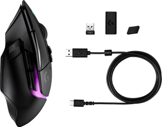Logitech G502 X Plus Lightspeed Draadloze Gaming Muis Zwart