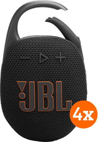 JBL Clip 5 Zwart 4-pack