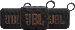 JBL Go 4 Black 3-pack