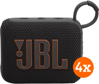 JBL Go 4 Black 4-pack
