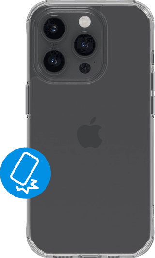 BlueBuilt Protective Back Cover iPhone 15 Pro Transparant