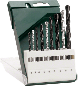 Bosch 9-piece Drill Bit Set Metal/Stone/Wood