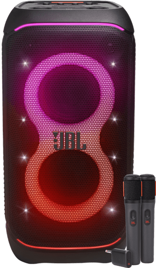 JBL PartyBox Stage 320 + Wireless Microphone Set