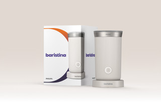 Philips Baristina Bean Swap BAR320/00 Wit + Melkopschuimer