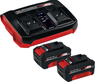 Einhell 18 V/4.0 Ah Starter Kit - 2 accu's - DUO-lader - Power X-Change