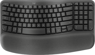 Logitech Wave Keys Draadloos Ergonomisch Toetsenbord QWERTY