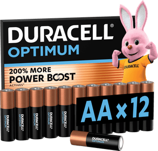 Duracell Optimum AA batterijen 12 stuks