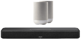 Denon Home Soundbar 550 + Denon Home 200 Silver (2x)