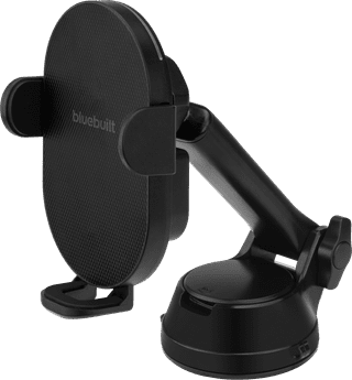 BlueBuilt Support de Téléphone Voiture avec Ventouse Tableau de Bord/Grille d'Aération avec Charge Sans Fil
