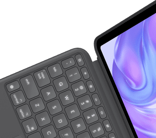 Logitech Combo Touch Apple iPad Pro 11" (2025/2024) Toetsenbord Hoes QWERTY Grijs