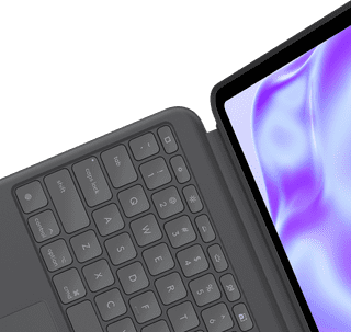 Logitech Combo Touch Apple iPad Pro 13" (2025/2024) Toetsenbord Hoes QWERTY Grijs