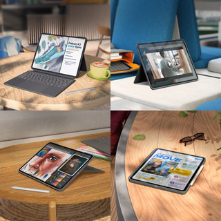 Logitech Combo Touch Apple iPad Pro 13" (2025/2024) Toetsenbord Hoes QWERTY Grijs