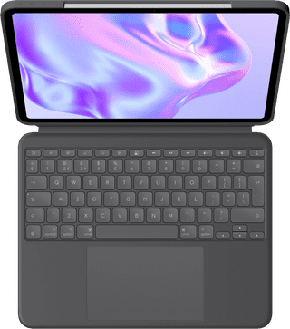 Logitech Combo Touch Apple iPad Pro 13" (2025/2024) Toetsenbord Hoes QWERTY Grijs