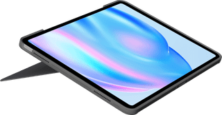 Logitech Combo Touch Apple iPad Air 13" (2026/2025/2024) Toetsenbord Hoes QWERTY Grijs