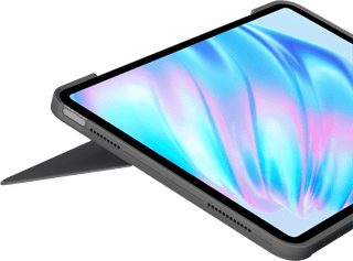 Logitech Combo Touch Apple iPad Air 11" (2026/2025/2024) Toetsenbord Hoes QWERTY Grijs