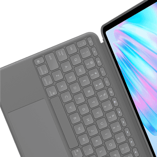 Logitech Combo Touch Apple iPad Air 11" (2026/2025/2024) Toetsenbord Hoes QWERTY Grijs
