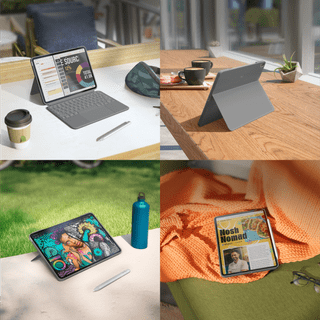 Logitech Combo Touch Apple iPad Air 11" (2026/2025/2024) Toetsenbord Hoes QWERTY Grijs