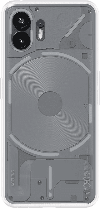 Just in Case Soft Design Nothing Phone (2) Back Cover Transparant