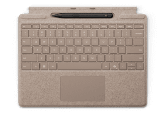 Microsoft Surface Pro 13 inches Type Cover with Pen Slot Dune QWERTY
