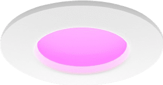 Philips Hue inbouwspot Slim - White and color - 90mm - wit