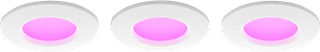 Philips Hue recessed spot light Slim 3-pack - White and color - 90mm