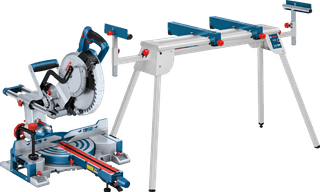 Bosch Professional GCM 18V-254 D (zonder accu) + Onderstel