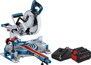 Bosch Professional GCM 18V-254 D + ProCORE 18V 8,0 Ah accu en lader