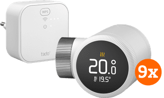 Tado Slimme Radiatorknop X - Startpakket 9-Pack