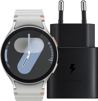 Samsung Galaxy Watch 7 4G Silver 44mm + Charger 25W