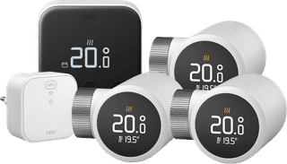 Tado Smart Thermostat X Starter Pack + 3 Radiator Knobs