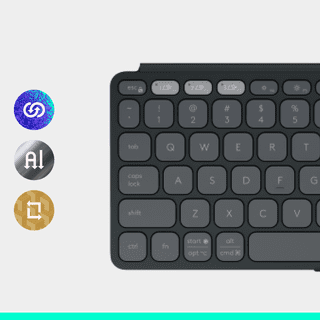 Logitech Keys-To-Go 2 Grafiet Qwerty